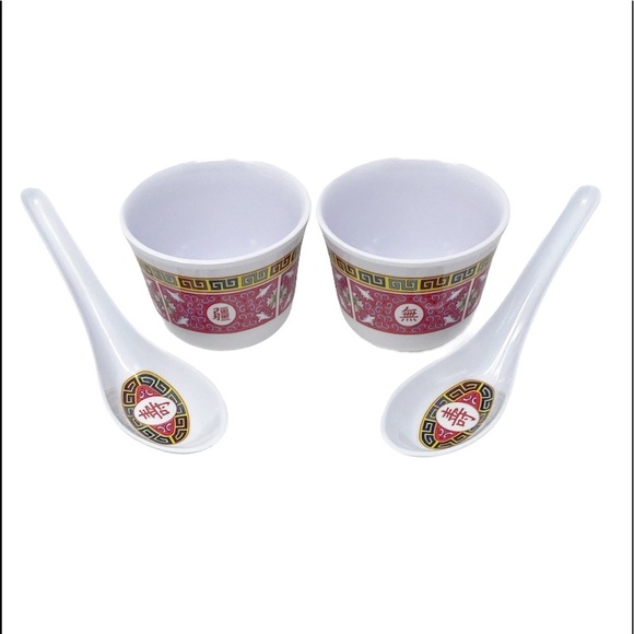 Melamine Ware Spoons, Tea Cups &  Condiments Dish - Picture 2 of 7